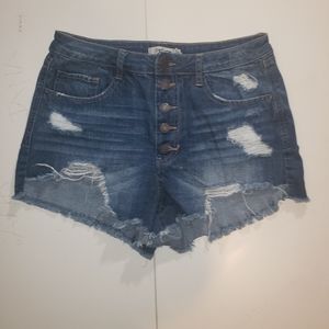 Refuge, Distressed shorts, sz 10